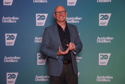Cam Mackenzie from Four Pillars Gin, inducted into the Australian Distillers Hall of Fame.