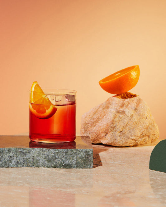 Negroni cocktail made with Four Pillars Australian Christmas Gin