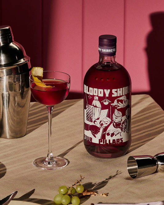 Bloody Black Martinez Cocktail Recipe