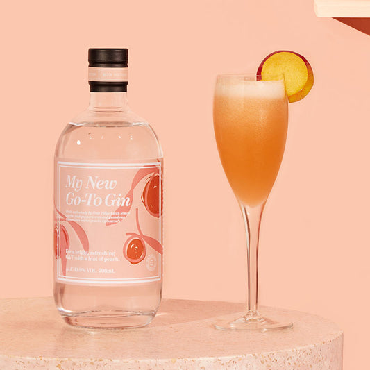 Peachy Keen Bellini Gin Cocktail Recipe