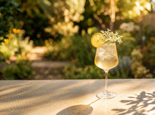 The Yuzu Elderflower Spritz