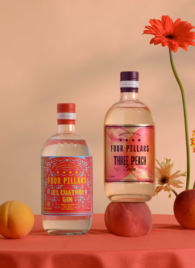 spicygem 4studs cylinder トリプルコラボ　L 大鉢 The Spicy Peach Bundle – Four Pillars Gin