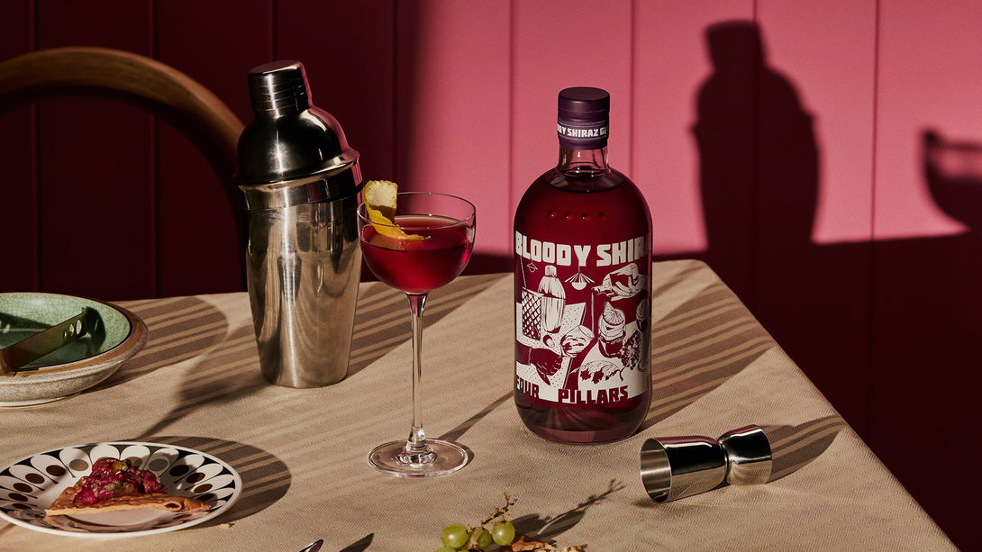 Four Pillars Gin Bloody Shiraz Gin Cocktail Recipe Bloody Black