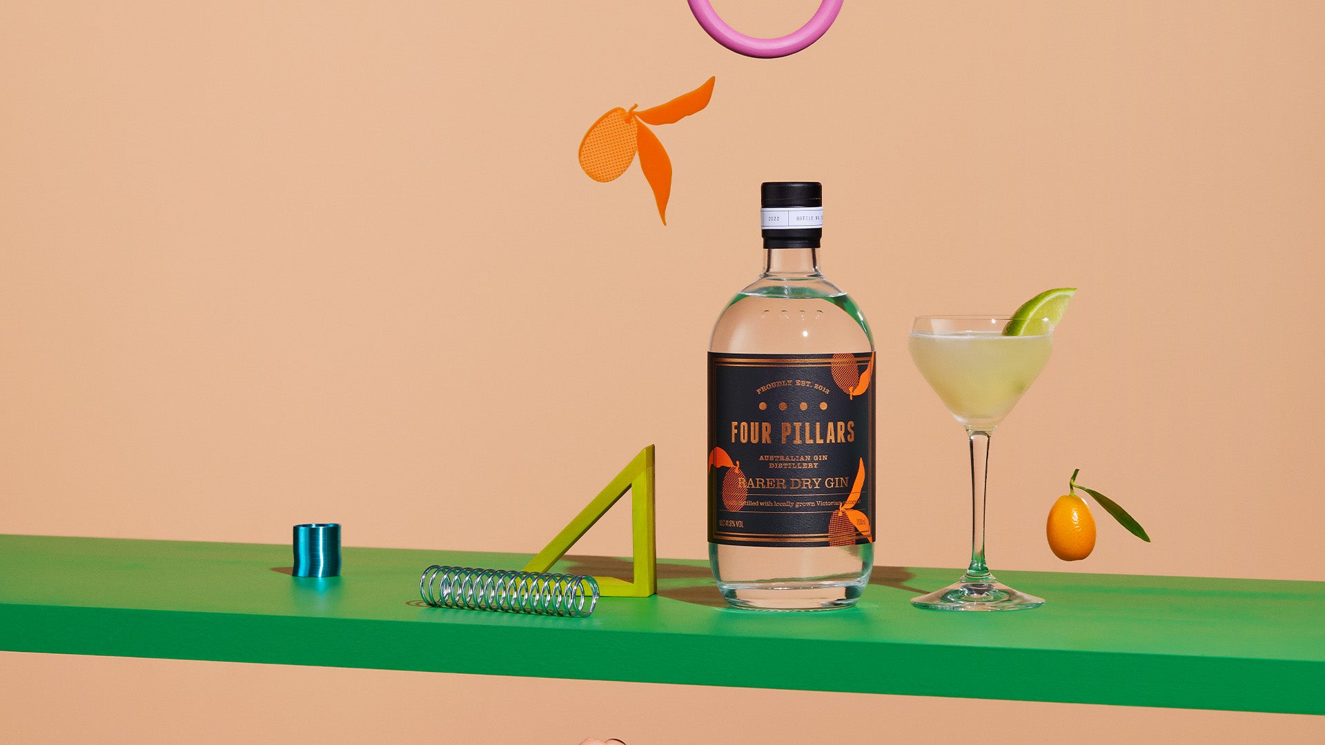 Four Pillars Gin Rarer Dry Gin Cumquat Gimlet Gin Cocktail Recipe