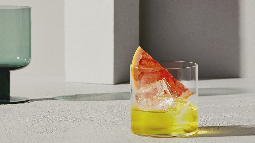 Image of a White Negroni cocktail created with Four Pillars Rare Dry Gin.