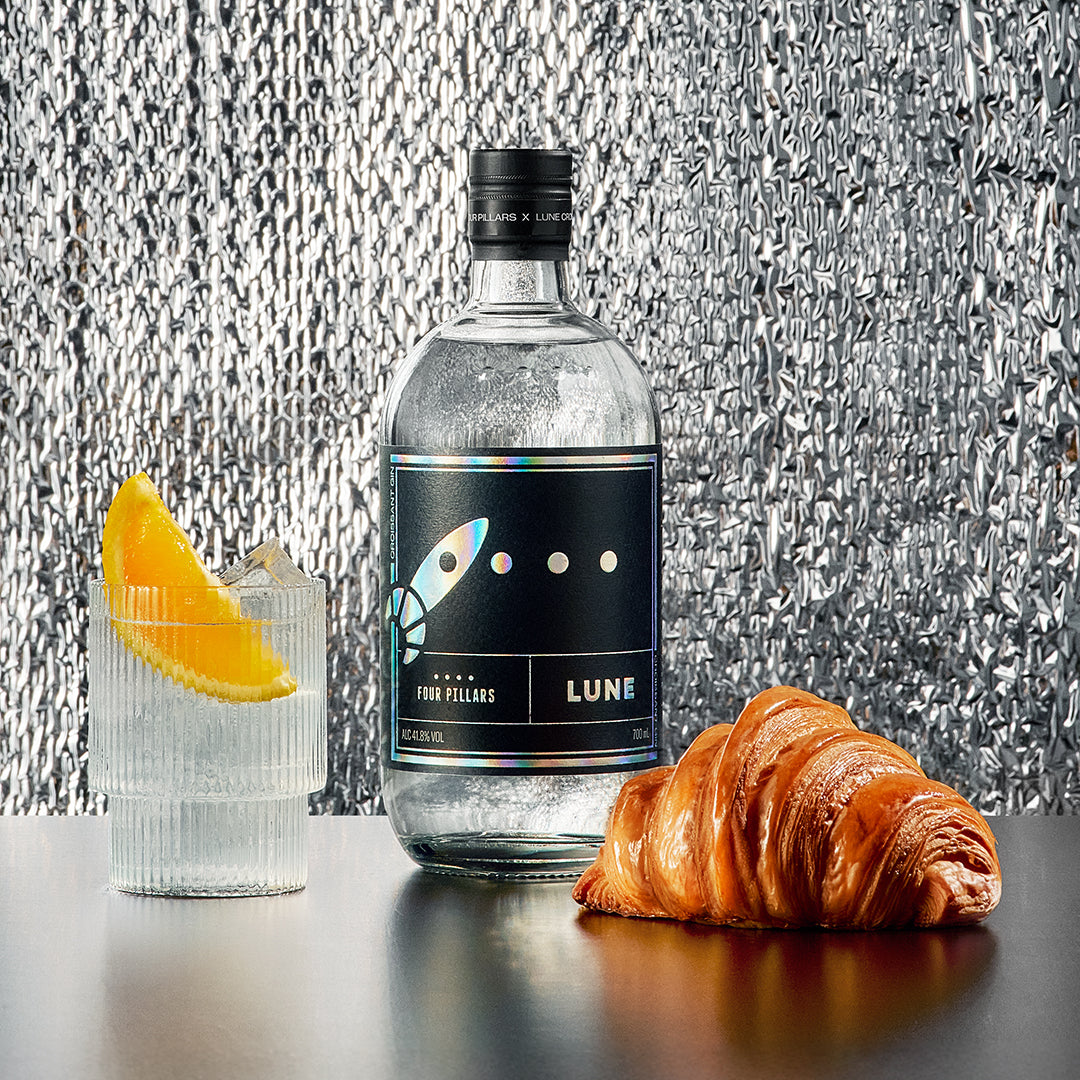 Four Pillars x Lune Croissant Gin, a G&T and a croissant