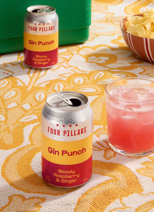 Bloody Raspberry & Ginger Gin Punch Cans