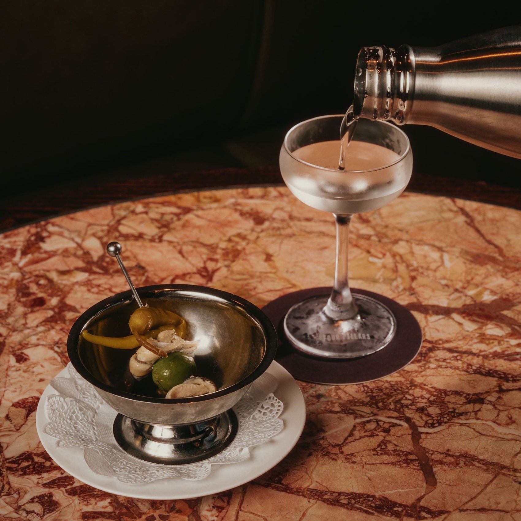 The Charles Martini & Snack - Four Pillars Martini Collective