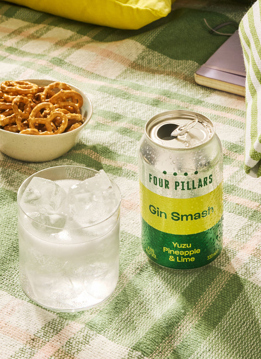 Gin Smash Yuzu, Pineapple & Lime Cans