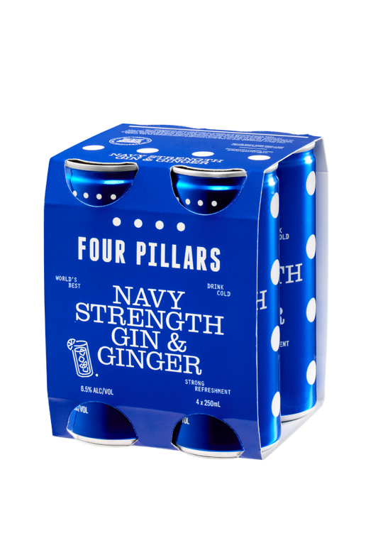 Navy Strength Gin & Ginger Tins