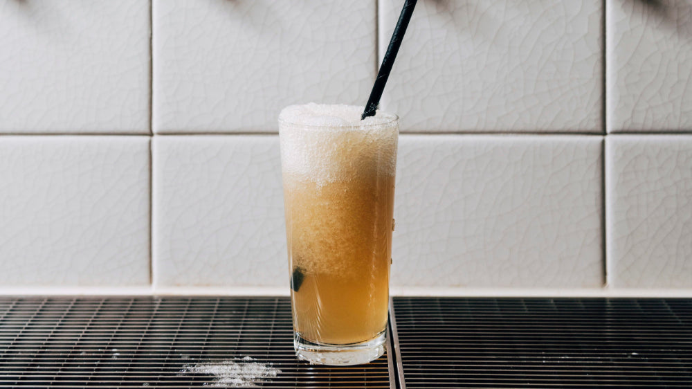 The Shaky Pete is an icy-cold, slushie-style gin cocktail crafted by Gin Drinks expert Nick Tesar of Four Pillars Gin. This refreshing drink features Navy Strength Gin and a splash of ale, making it a perfect choice for any occasion.